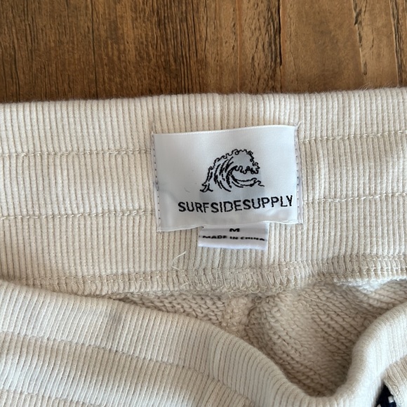 Surfside supply shorts - medium - cream - blue - Picture 3 of 3
